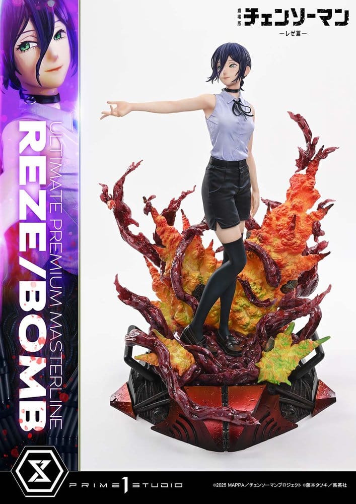 Chainsaw Man Ultimate Premium Masterline Series Statue 1/4 REZE/BOMB Deluxe Version 56 cm