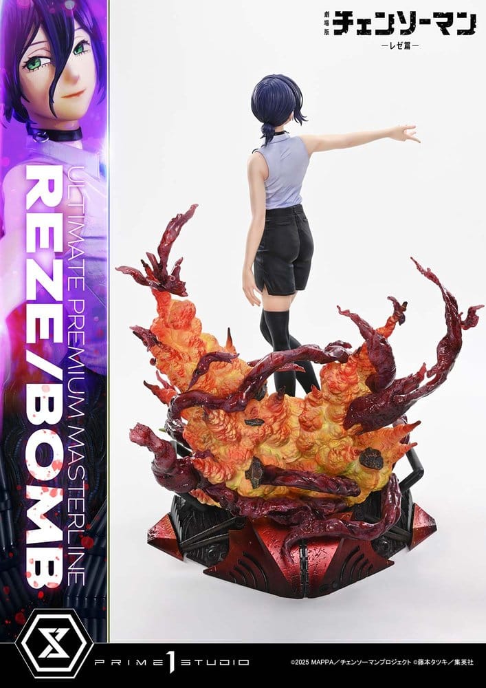 Chainsaw Man Ultimate Premium Masterline Series Statue 1/4 The Movie: Reze Arc REZE/BOMB DX Bonus Version 56 cm