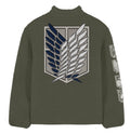 Attack On Titan Sherpa Jacket Logo Size L