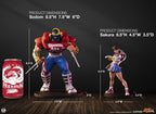 Street Fighter Street Jam Statues 1/10 Sakura & Sodom 22 cm