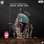 Star Wars The Empire Strikes Back Fine Art Bust Boba Fett Deluxe Edition 50 cm