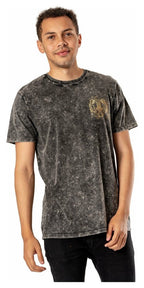 Harry Potter T-Shirt Hufflepuff Acid Wash Size S