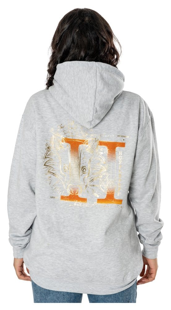 Harry Potter Hooded Sweater Hufflepuff Zodiac Size L