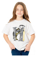 Harry Potter Kids T-Shirt Hufflepuff Mosaic Size 7-8
