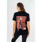 DC Comics T-Shirt Harley Quinn Front Back Warning Size S