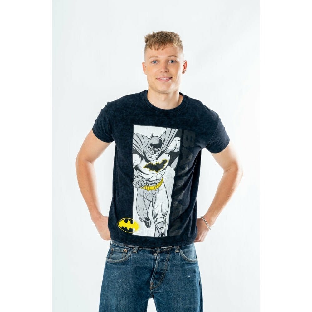Batman T-Shirt Comic Acid Wash Size S
