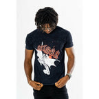 Batman T-Shirt Rock Acid Wash Size S