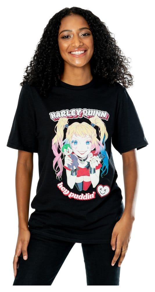 DC T-Shirt Harley Quinn Anime Puddin' Size XL