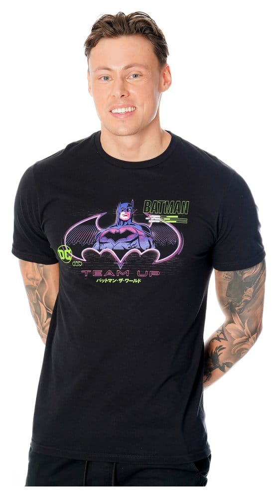 Batman T-Shirt Anime Matrix Grid Size S