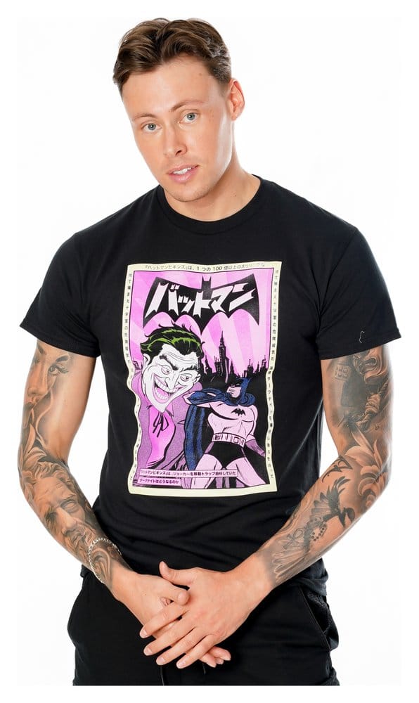 Batman T-Shirt Joker Anime Poster Size S
