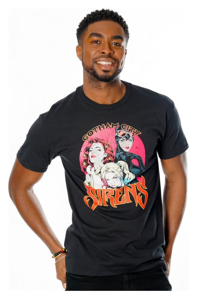Gotham City Sirens T-Shirt Vintage Poster Size M