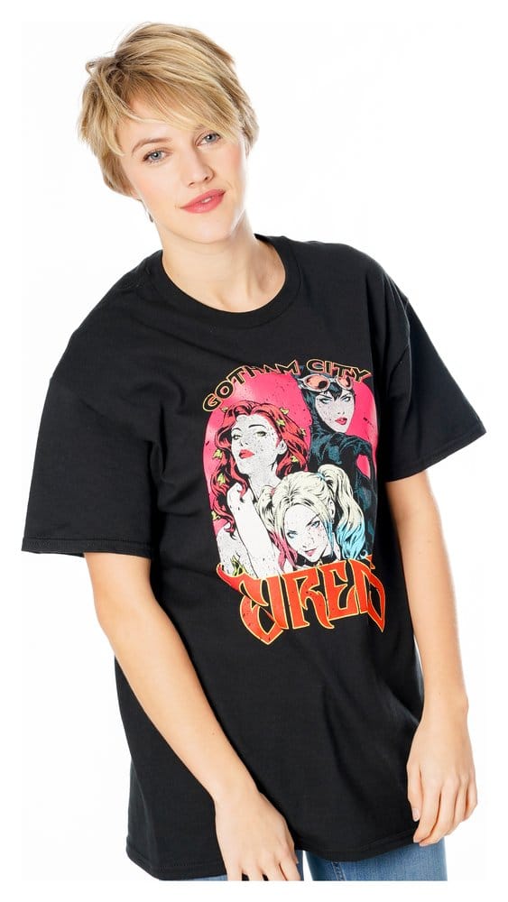 Gotham City Sirens T-Shirt Vintage Poster Size L