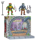 Teenage Mutant Ninja Turtles: Remastered Action Figures Raphael vs. Rocksteady