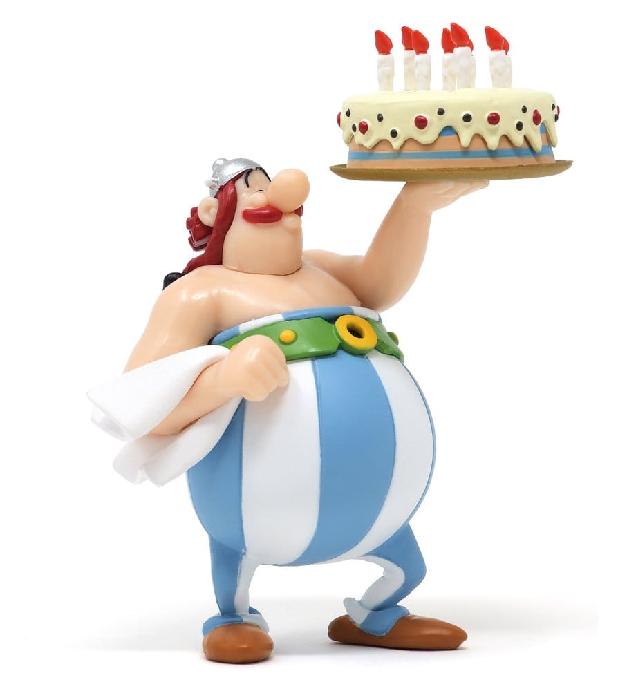 Asterix PVC Figure Obelix Happy Birthday 8.5 cm
