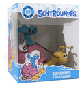 The Smurfs: Money Box Smurf on a Snail's Back 19 cm