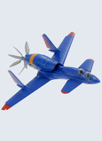 Royal Space Force: The Wings of Honnêamis Plastic Model Kit 1/72 Honneamise Oukoku Air Force Fighter Schira-DOW 3rd (Two-seater) 21 cm