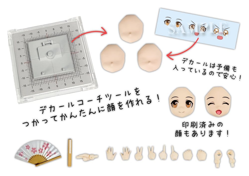 Suwahime Plafia Plastic Model Kit Suwahime (Mini Figure Set) 14 cm