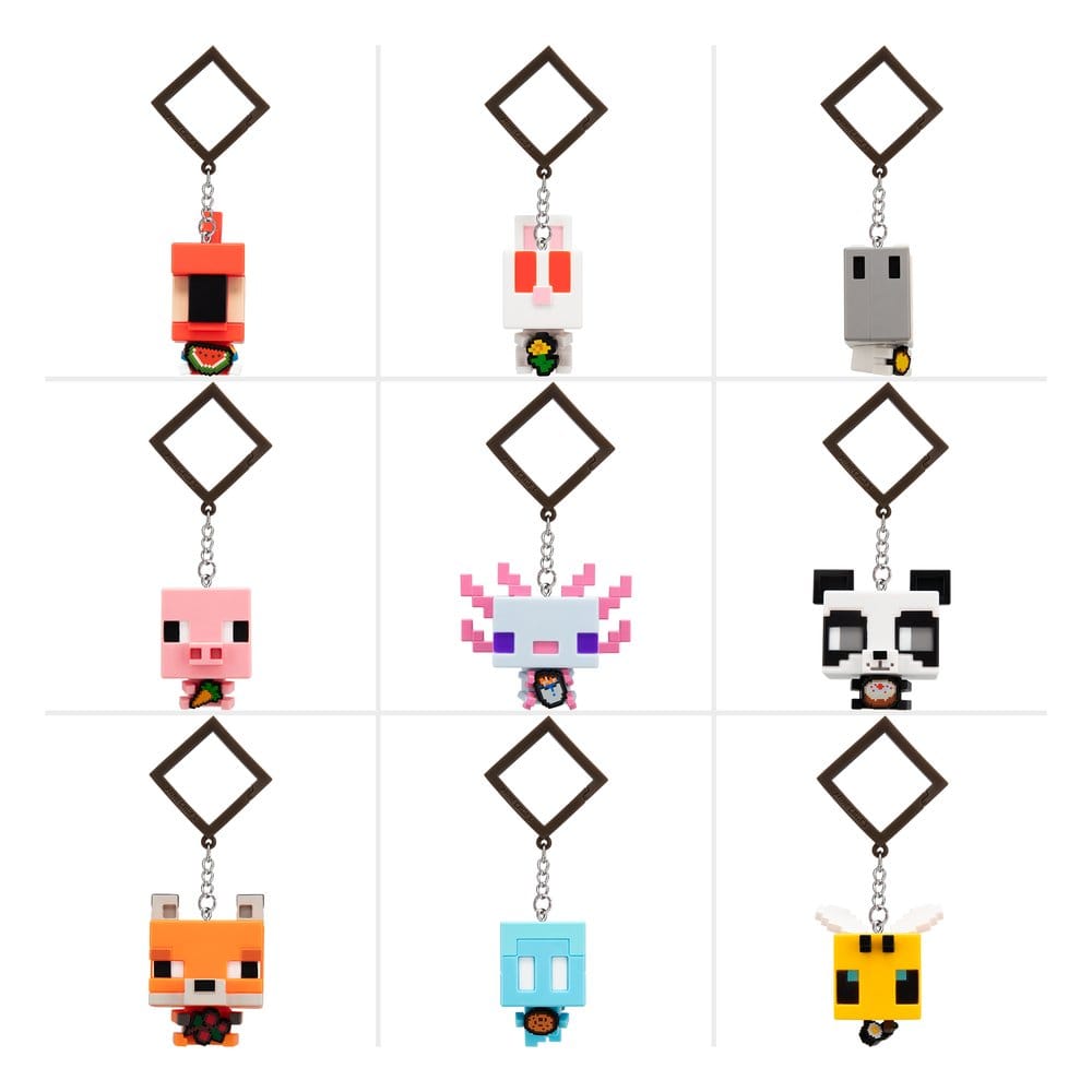 Minecraft Bag Clips Scented Series 4 Blind Box Assortment (24)
