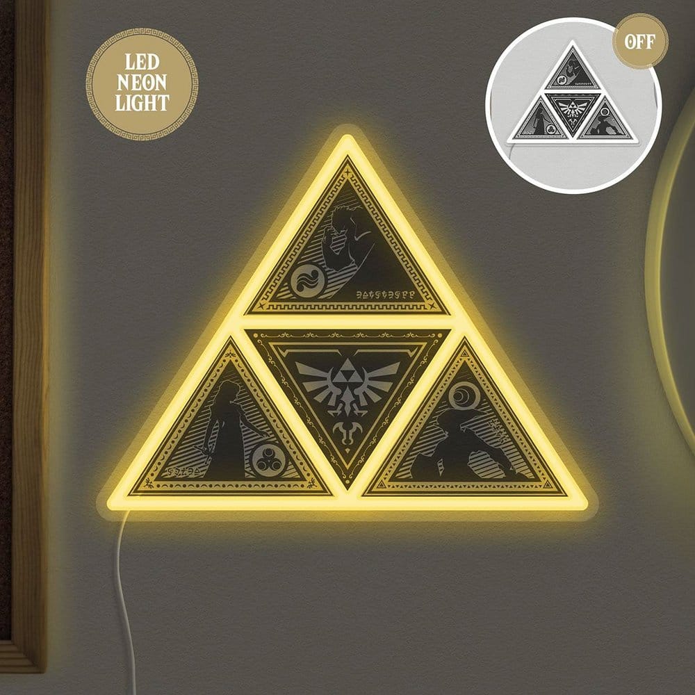 The Legend of Zelda Wall Lamp Triforce 22 x 25 cm