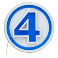 Fantastic Four LED Wall Lamp Light Logo Neon