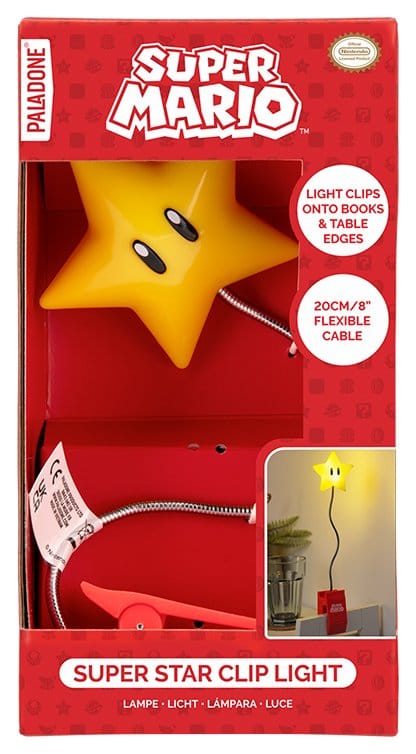 Super Mario Light Super Star Clip 33 cm
