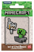 Minecraft Pin Badge 2-Pack