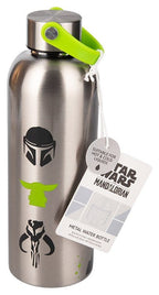 The Mandalorian Metal Water Bottle Mandalorian & Grogu