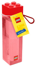 Lego Plastic Water Bottle Red Brick