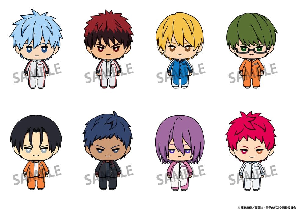 Kuroko's Basketball Nyokinto Mascot Mini Figures Blind Box Display 6 cm (8)
