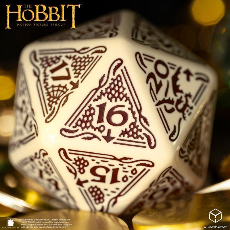 The Hobbit Spindown Jumbo Die Terra TCG D20