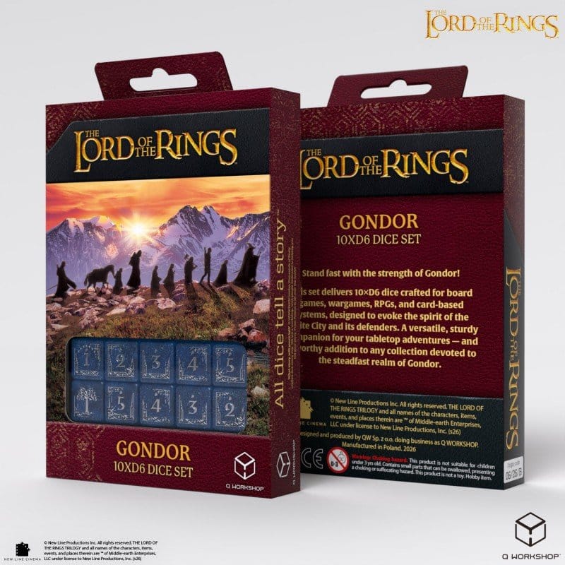 The Lord of the Rings: 10 D6 Dice Set Gondor