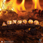The Lord of the Rings Full Art Dice Set of 7 Ring-bearers (Whitefire Radiance)