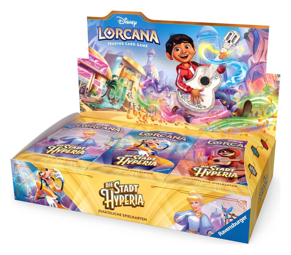 Disney Lorcana TCG Die Stadt Hyperia Booster Display (24) *German Version*