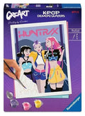 KPop Demon Hunters CreArt Paint by Numbers Painting Set Huntrix