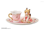 Original Character DLC Series PVC Figure Tea Time Cats Orange Cat 10 cm