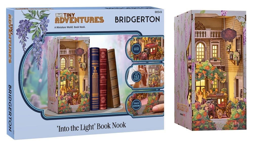 Bridgerton Tiny Adventures Book Nook Mini Diorama Into the Light 18 cm