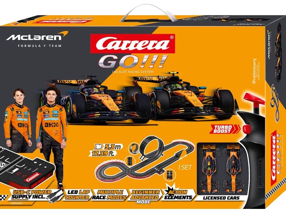 McLaren Carrera GO!!! Slot Car Track Set McLaren Racing