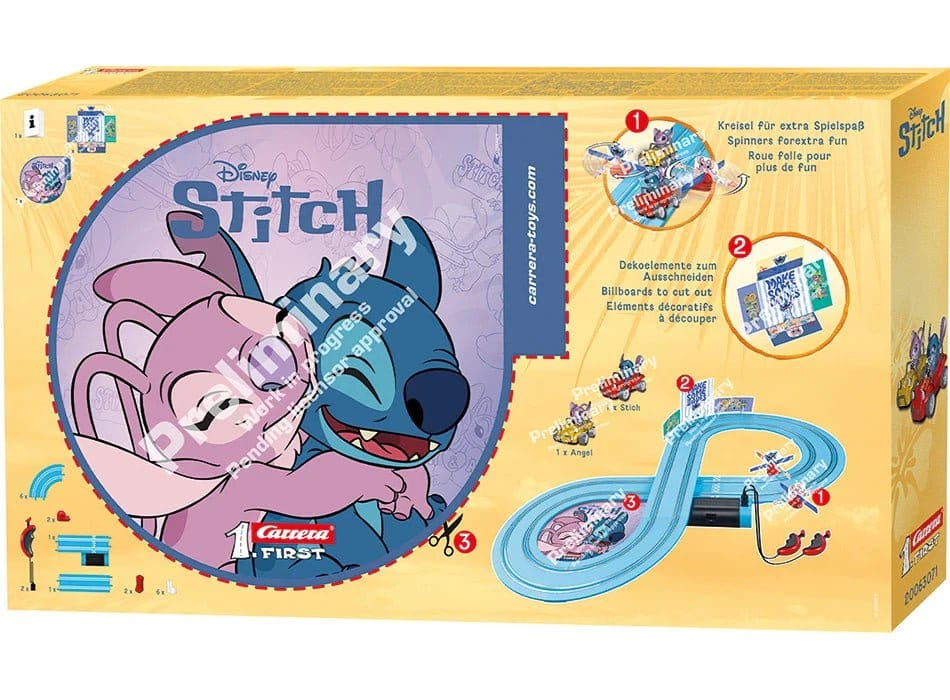 Disney Stitch Carrera First Race Track Set Disney Stitch 2,4