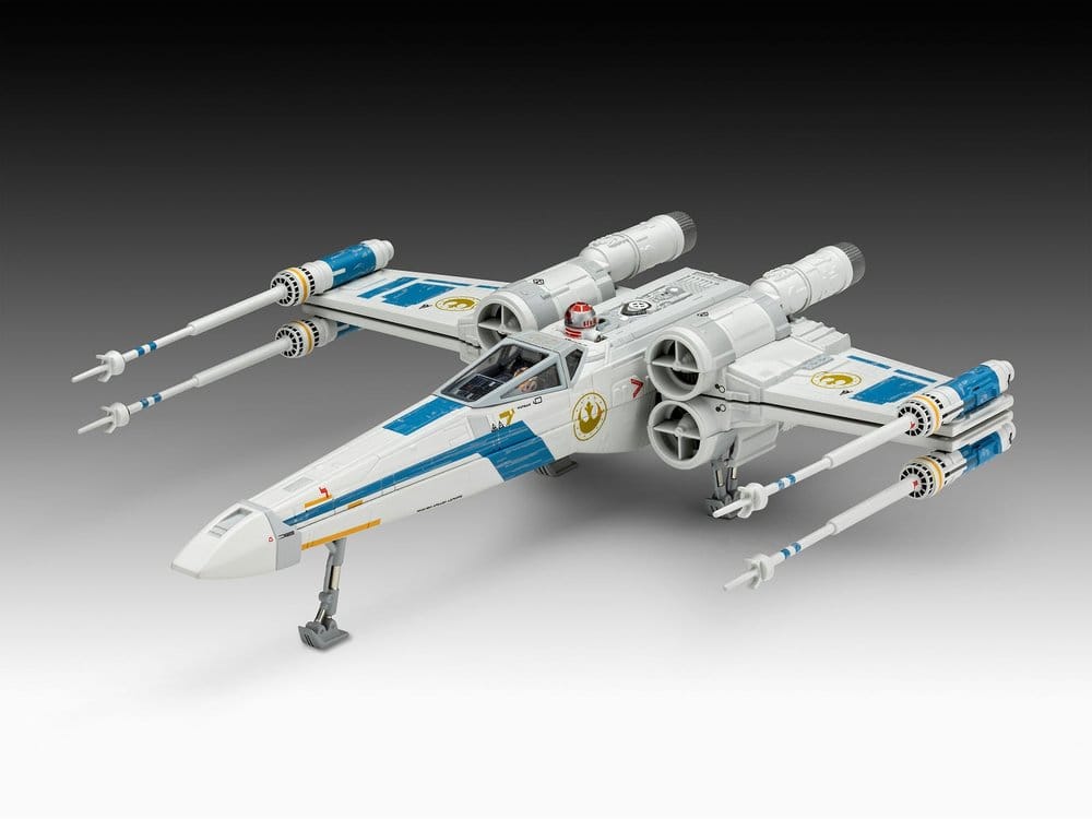 Star Wars The Mandalorian and Grogu Revell Model Set Model Kit 1/57 New Republic X-Wing Fighter 22 cm