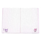 Sanrio Notebook Kuromi & My Melody Pastel Flower Holographic Checkered