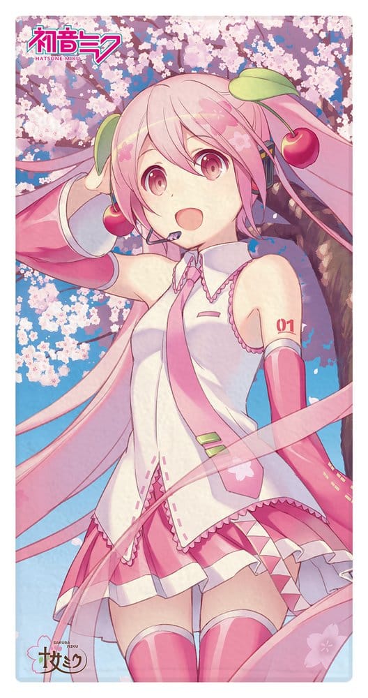 Hatsune Miku Towel Sakura 75 x 150 cm