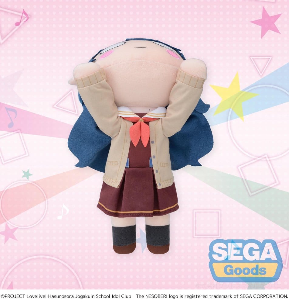 Love Live! Nesoberi (Lay-Down) Plush Figure Murano Sayaka - Winter Uniform (M) 16 cm