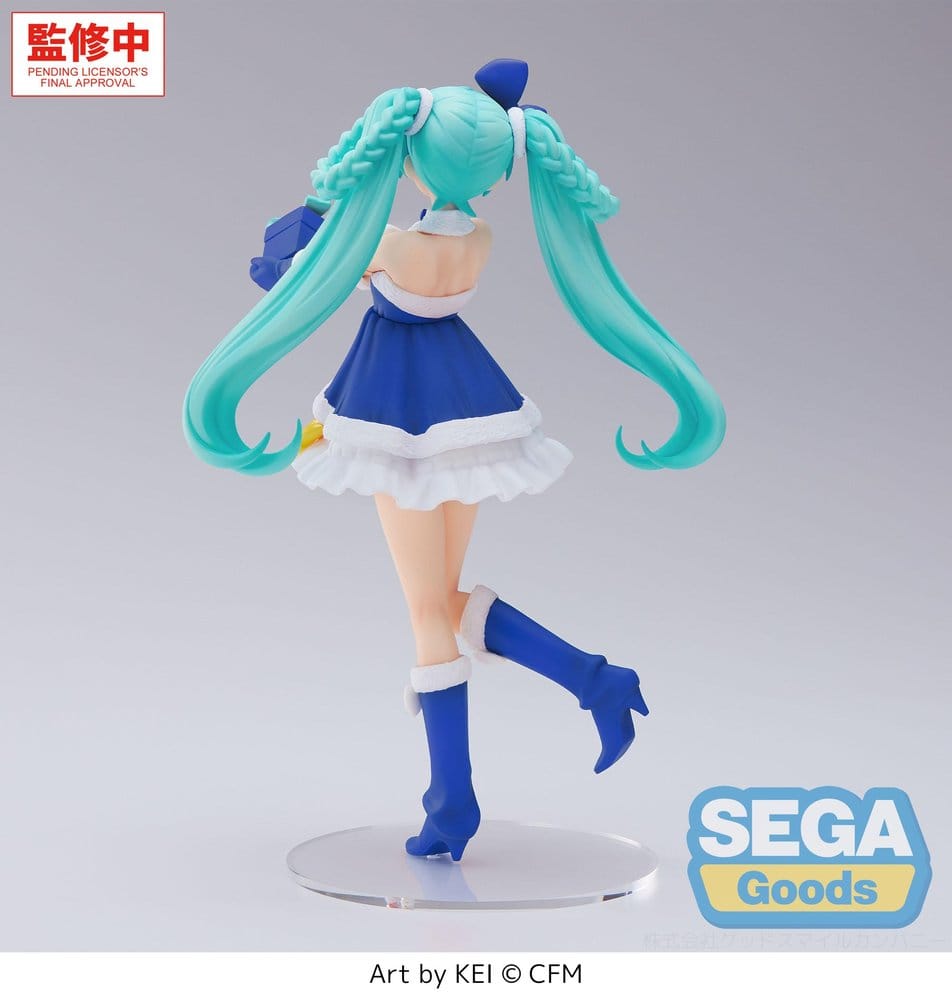 Character Vocal Series 01: Hatsune Miku High Premium PVC Figure Hatsune Miku Sapphire Christmas Ver. 21 cm