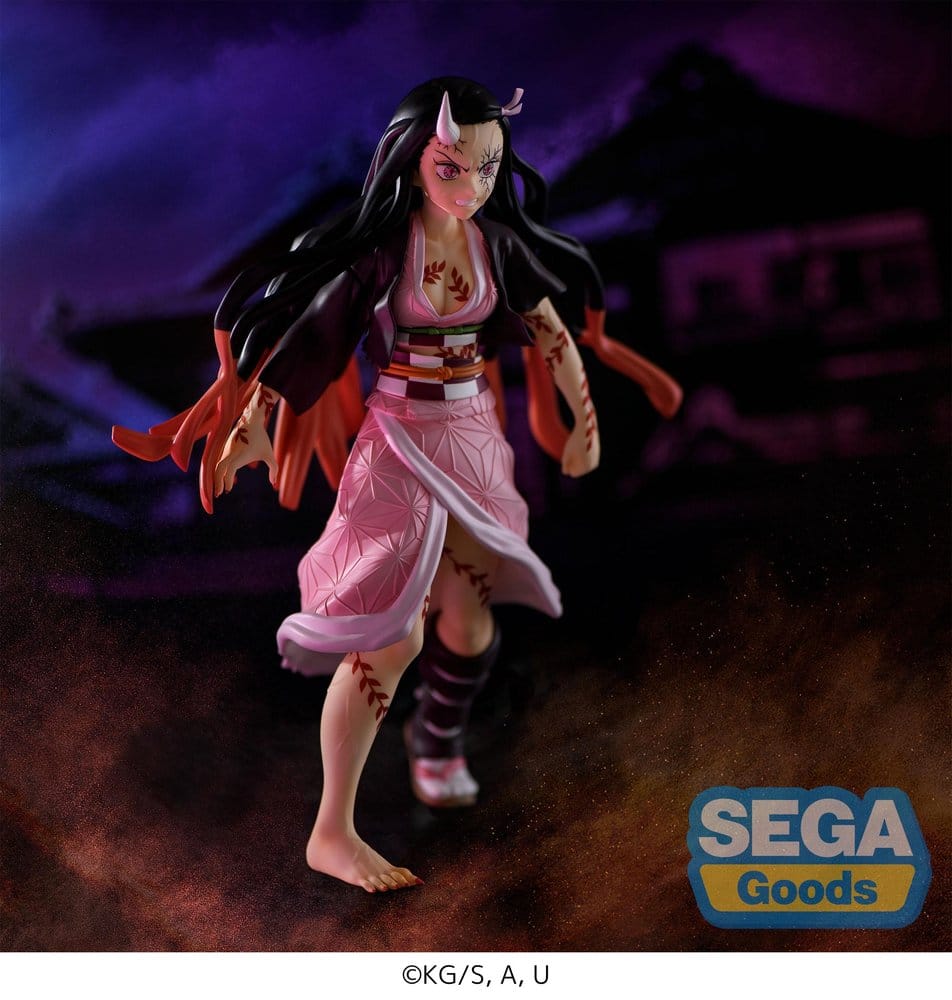 Demon Slayer: Kimetsu no Yaiba FIGURIZMa PVC Figure Nezuko Kamado Demon Form Advancing Ver. (Rerelease) 21 cm