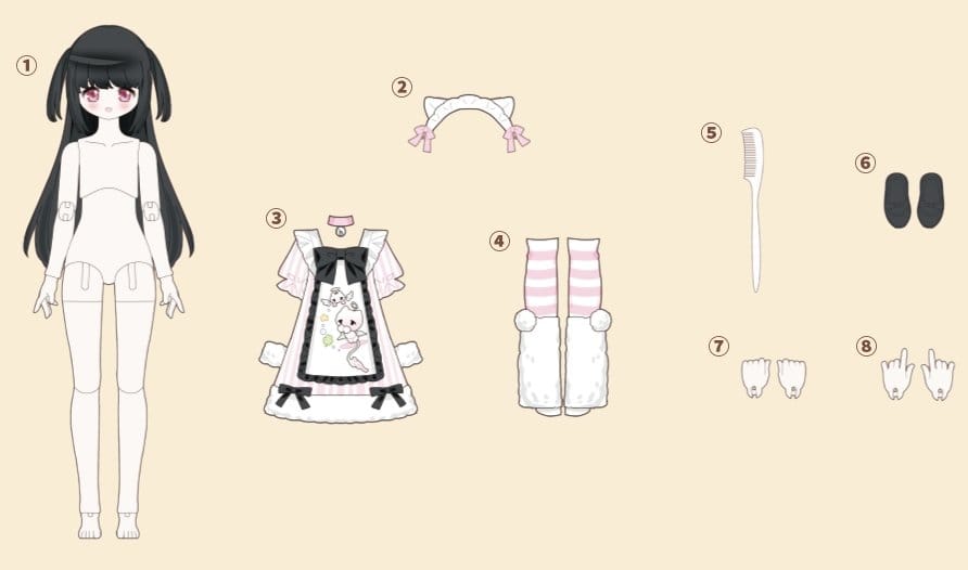 SyncyLand Action Figures 6-Pack OOTD Series 23 cm Blind Box