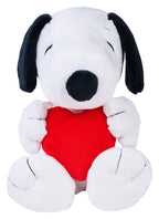 Peanuts Plush Figure Snoopy Sitting with Heart 25 cm