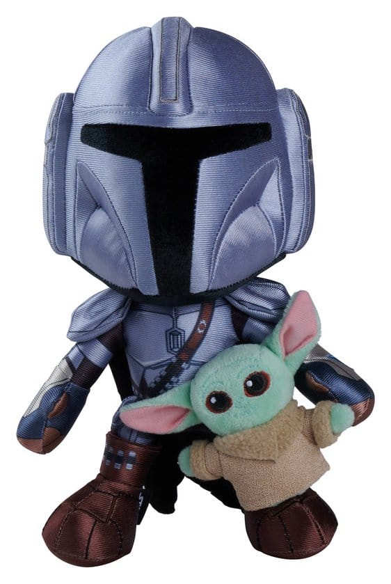 Star Wars Mandalorian Plush Figure Mandalorian & Mini Grogu 25 cm