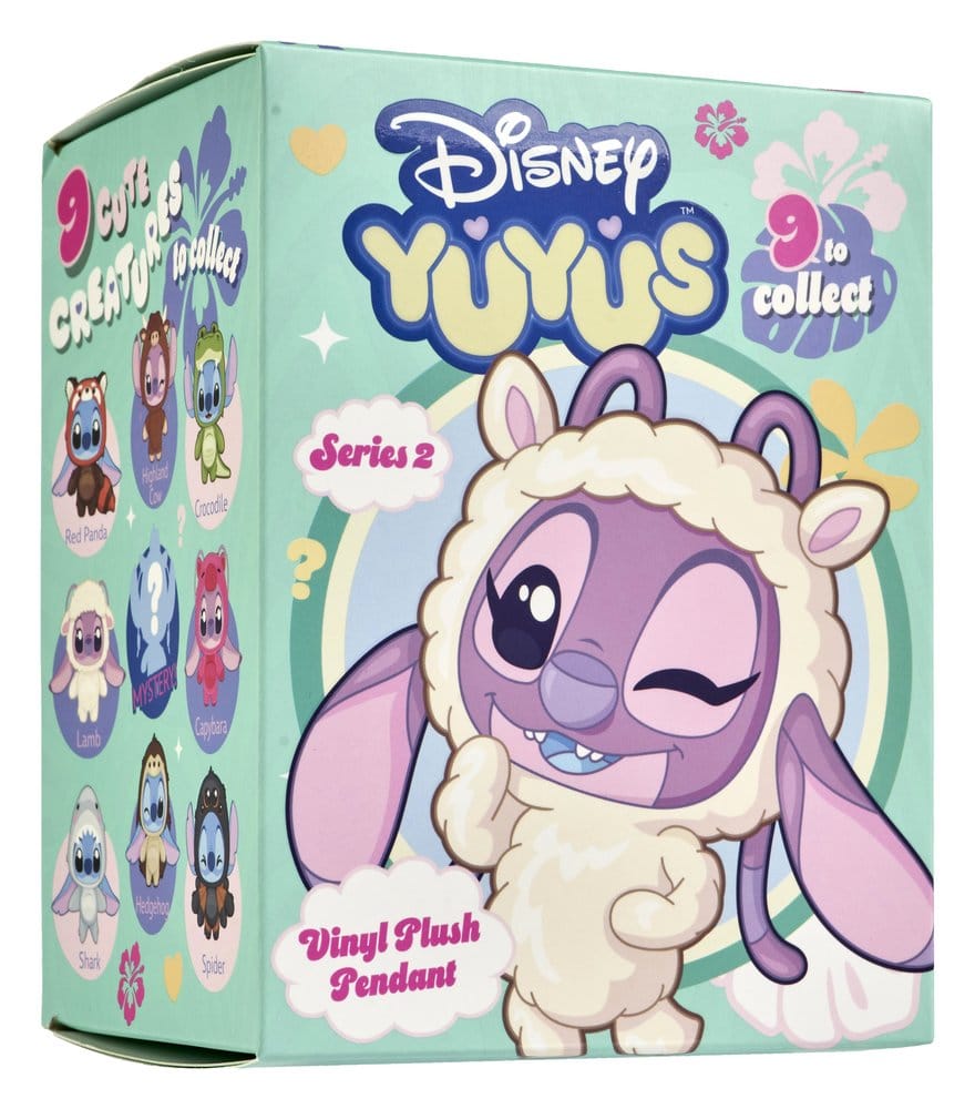 Disney YuYus Plush Key rings Wave 2 Stitch & Angel 13 cm Blindbox Display (8)