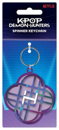 KPop Demon Hunters Metal Keychain Spinner Huntrix