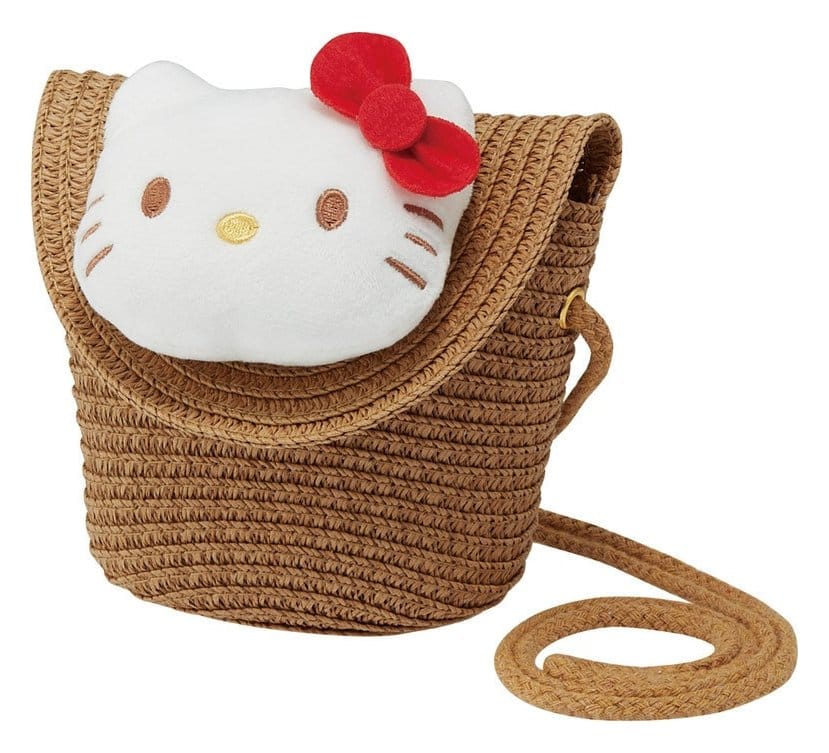 Sanrio Shoulder Bag Hello Kitty Straw